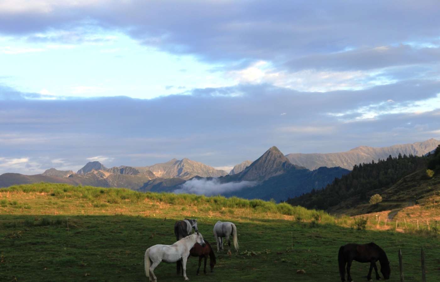Panorama depuis le refuge - Pyrénées Ariègeoises