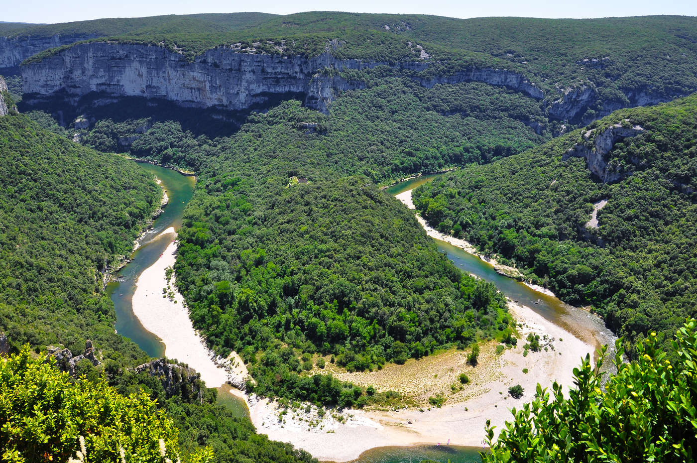 Vue panoramique Gorges de l'Ardèche