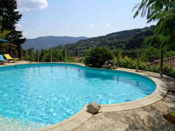 swimming pool in the cevennes