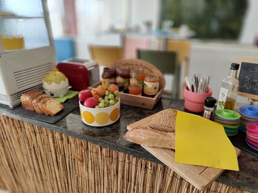 Petit déjeuner Hôtel Camille Saintes Maries de la mer