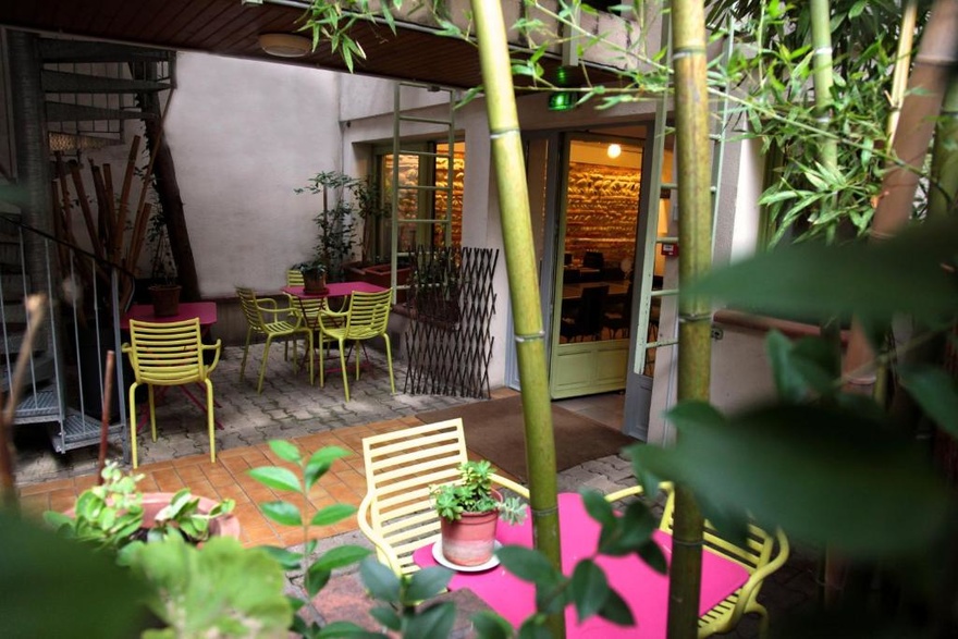 terrasse, extérieur, Toulouse, gare, hôtel, Room, SNCF, nature