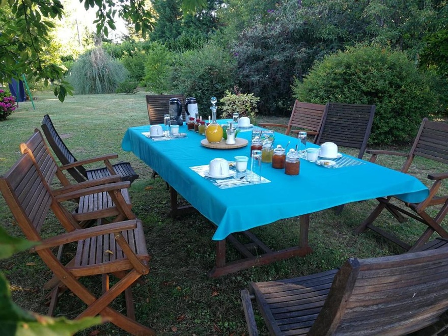 Petit déjeuner, Chambre d'hôte, Hebergement, Frontenac, room, Velo
